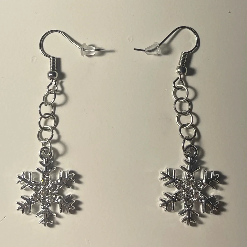 Christmas Snowflake Earrings